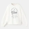 Bedrucktes Sweatshirt aus Baumwolle