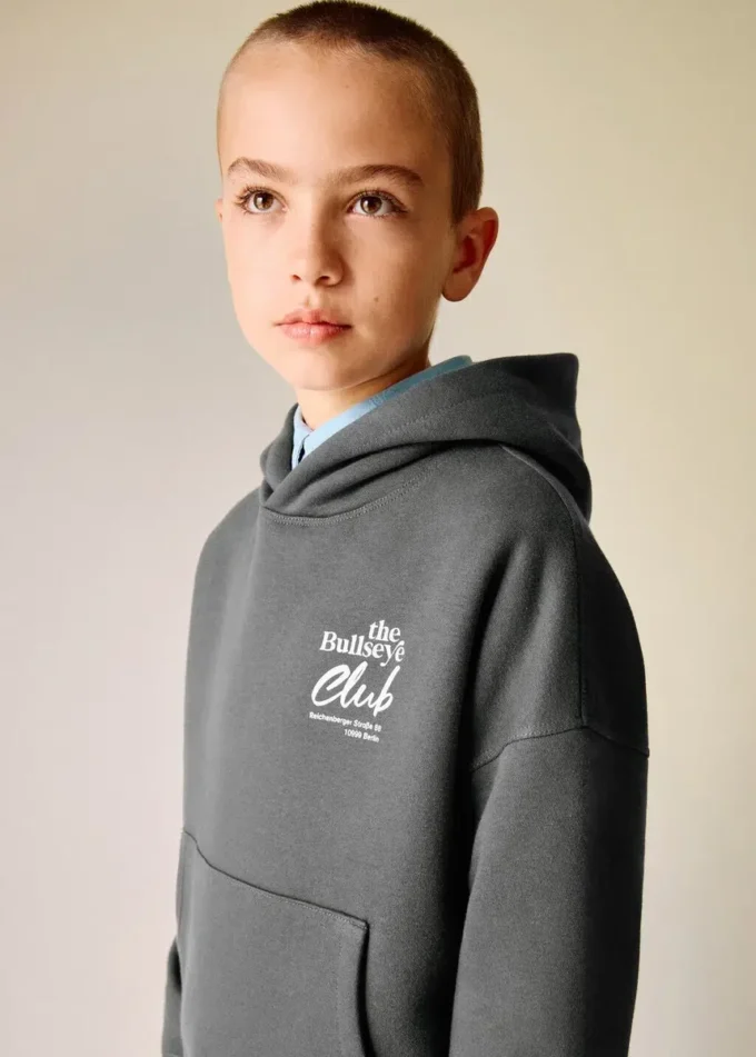 Bedrucktes Sweatshirt aus Baumwolle