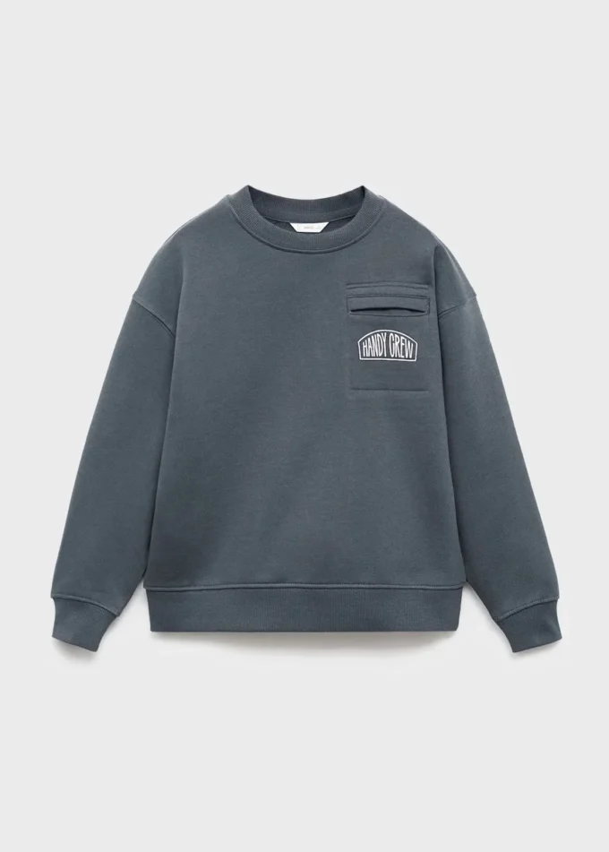 Bedrucktes Sweatshirt aus Baumwolle Bedrucktes Sweatshirt aus Baumwolle