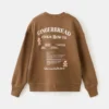 Bedrucktes Sweatshirt aus Baumwolle