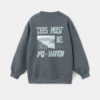Bedrucktes Sweatshirt aus Baumwolle