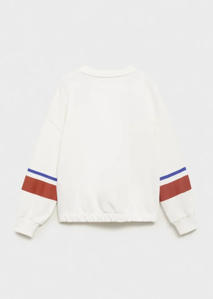 Bedrucktes Sweatshirt aus Baumwolle
