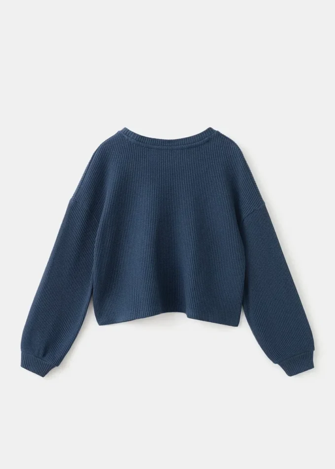 Bedrucktes Sweatshirt aus Baumwolle