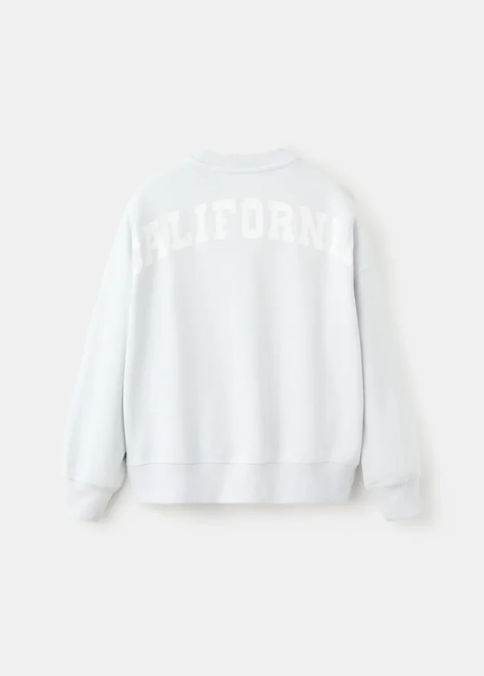 Bedrucktes Sweatshirt aus Baumwolle