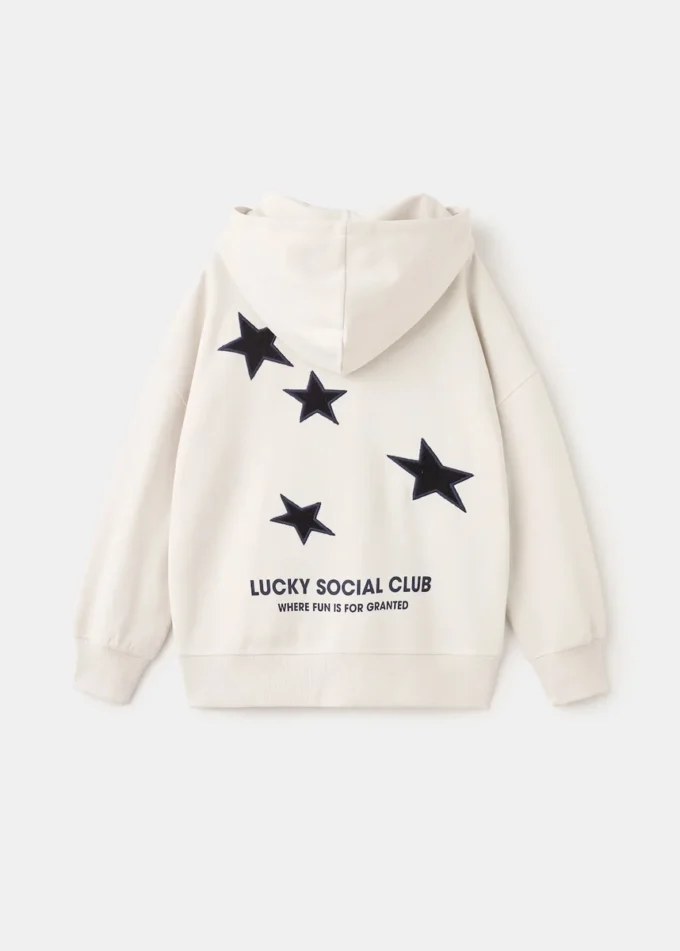 Bedrucktes Sweatshirt aus Baumwolle
