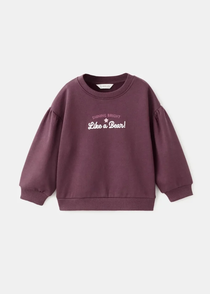 Bedrucktes Sweatshirt aus Baumwolle