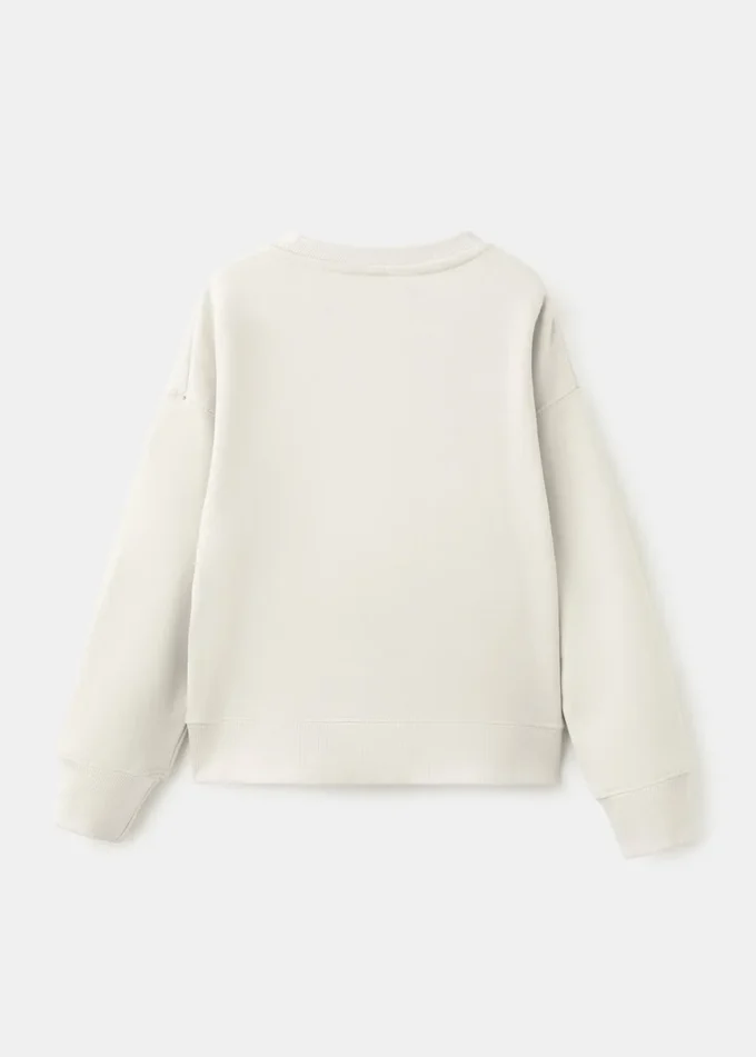 Bedrucktes Sweatshirt aus Baumwolle Bedrucktes Sweatshirt aus Baumwolle