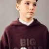 Bedrucktes Sweatshirt mit Prägung