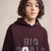 Bedrucktes Sweatshirt mit Prägung