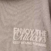 Bedrucktes Sweatshirt mit Prägung
