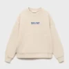 Bedrucktes Sweatshirt mit Stickerei