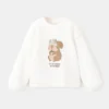 Bedrucktes Sweatshirt mit Stickerei Bedrucktes Sweatshirt mit Stickerei