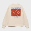 Bedrucktes Sweatshirt mit Stickerei