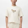 Bedrucktes T-Shirt aus 100 % Baumwolle