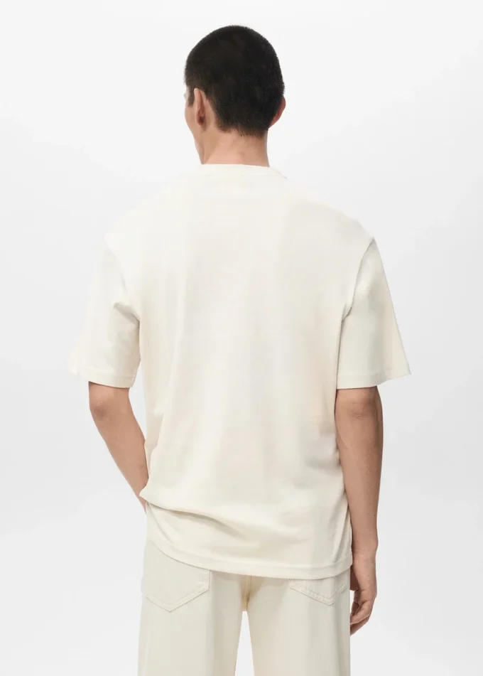 Bedrucktes T-Shirt aus 100 % Baumwolle
