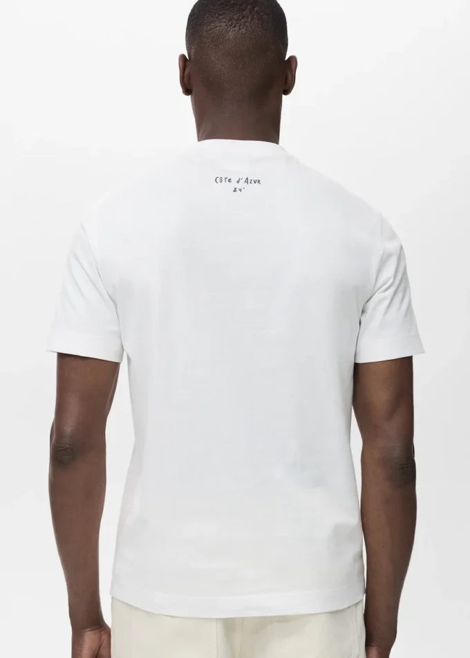 Bedrucktes T-Shirt aus 100 % Baumwolle
