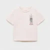 Bedrucktes T-Shirt aus Baumwollmischung