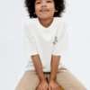 Bedrucktes T-Shirt aus Baumwollmischung Bedrucktes T-Shirt aus Baumwollmischung