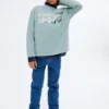 Bedrucktes T-Shirt aus Baumwollmischung Bedrucktes T-Shirt aus Baumwollmischung
