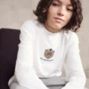Bedrucktes T-Shirt aus Baumwollmischung Bedrucktes T-Shirt aus Baumwollmischung