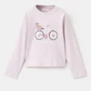 Bedrucktes T-Shirt aus Baumwollmischung
