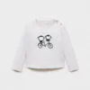 Bedrucktes T-Shirt aus Baumwollmischung