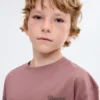Bedrucktes T-Shirt aus Baumwollmischung Bedrucktes T-Shirt aus Baumwollmischung
