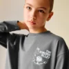 Bedrucktes T-Shirt aus Baumwollmischung Bedrucktes T-Shirt aus Baumwollmischung