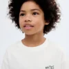 Bedrucktes T-Shirt aus Baumwollmischung Bedrucktes T-Shirt aus Baumwollmischung