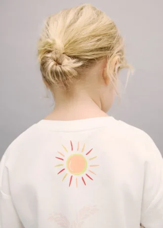 Bedrucktes T-Shirt aus Baumwollmischung