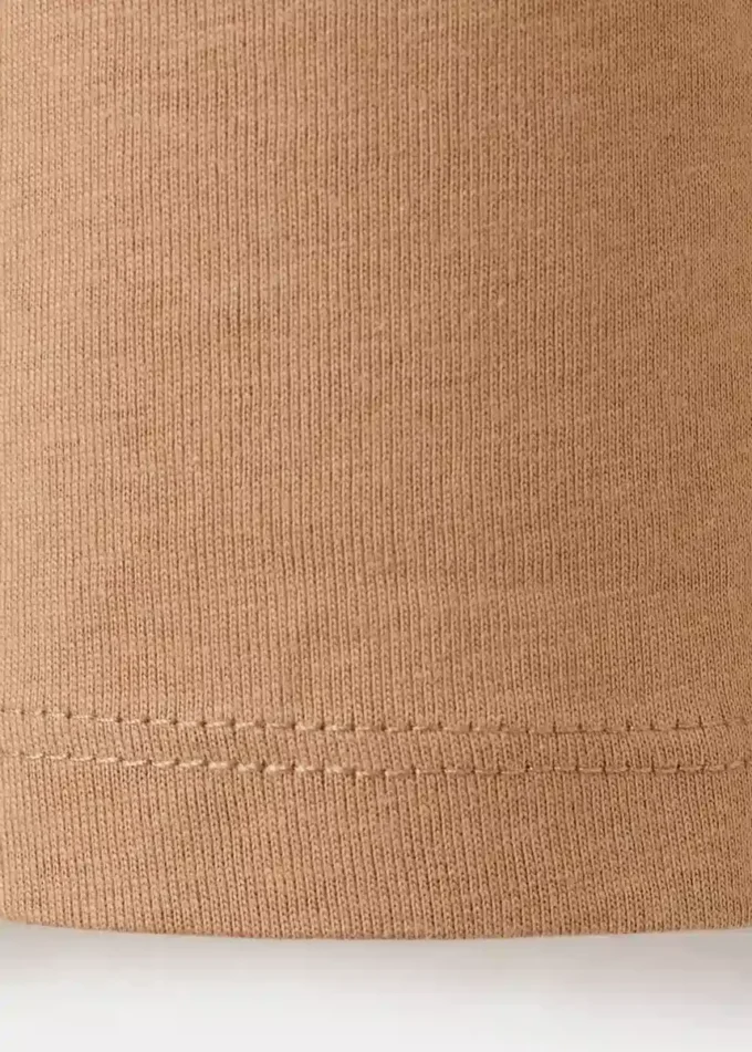 Bedrucktes T-Shirt aus Baumwollmischung Bedrucktes T-Shirt aus Baumwollmischung