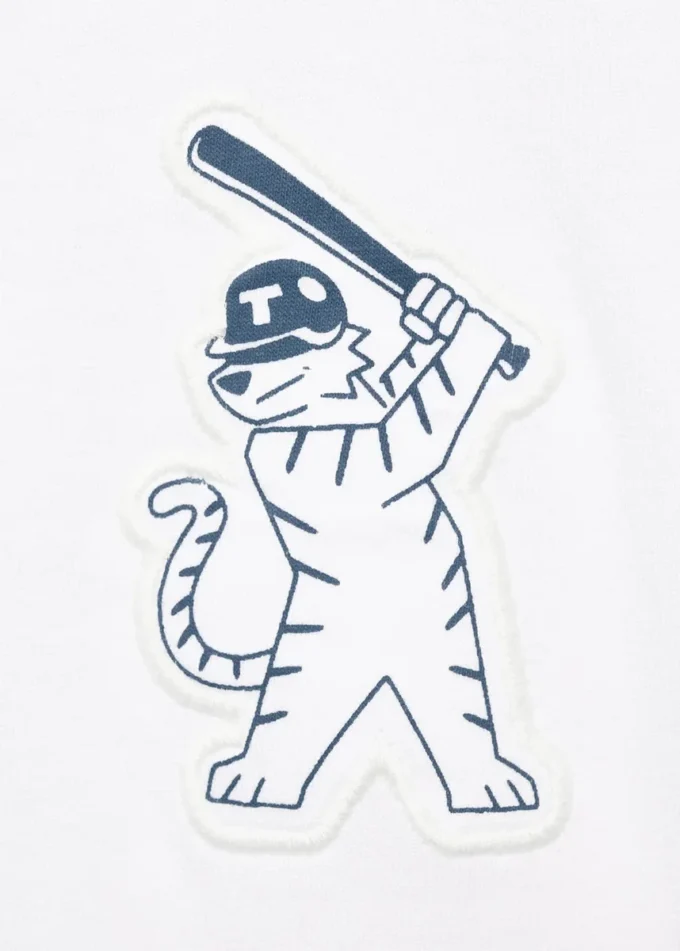 Bedrucktes T-Shirt aus Baumwollmischung