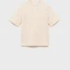 Bedrucktes T-Shirt aus Baumwollmischung Bedrucktes T-Shirt aus Baumwollmischung