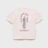 Bedrucktes T-Shirt aus Baumwollmischung