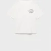 Bedrucktes T-Shirt aus Baumwollmischung Bedrucktes T-Shirt aus Baumwollmischung