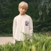 Bedrucktes T-Shirt aus Baumwollmischung Bedrucktes T-Shirt aus Baumwollmischung