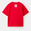 Bedrucktes T-Shirt aus Baumwollmischung Bedrucktes T-Shirt aus Baumwollmischung