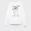 Bedrucktes T-Shirt aus Baumwollmischung
