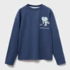 Bedrucktes T-Shirt aus Baumwollmischung Bedrucktes T-Shirt aus Baumwollmischung