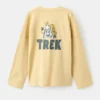 Bedrucktes T-Shirt aus Baumwollmischung Bedrucktes T-Shirt aus Baumwollmischung
