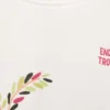 Bedrucktes T-Shirt aus Baumwollmischung