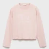 Bedrucktes T-Shirt aus Baumwollmischung