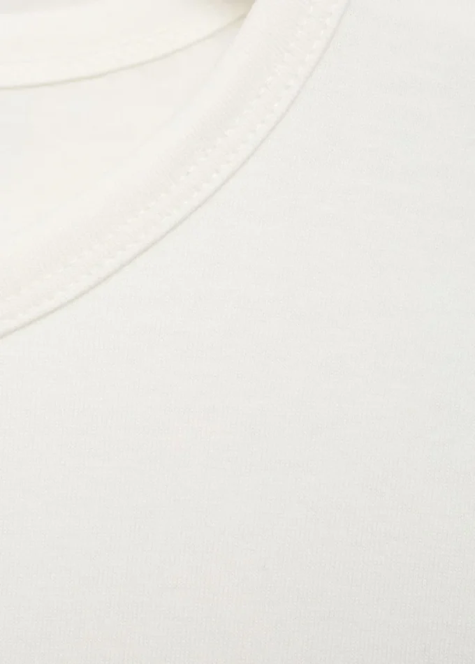 Bedrucktes T-Shirt aus Baumwollmischung