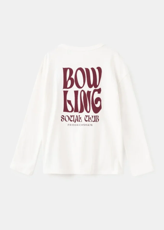 Bedrucktes T-Shirt aus Baumwollmischung