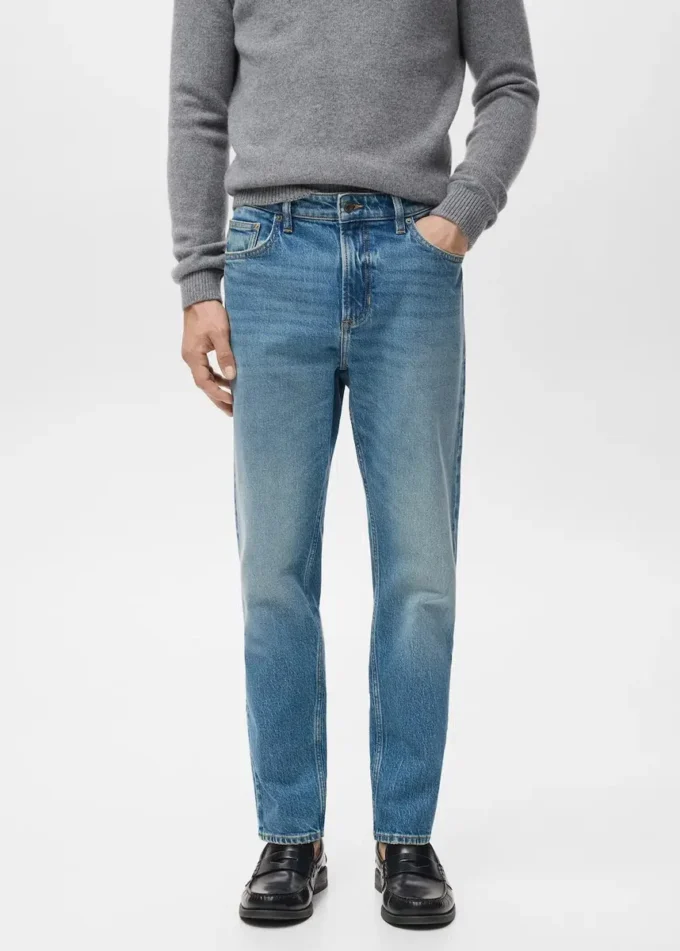 Ben Cropped Tapered-Fit Jeans