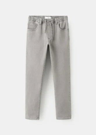 Bequeme Jeans mit Kordelzug