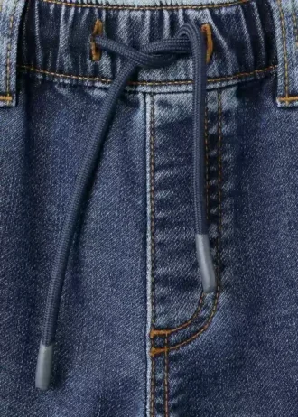 Bequeme Jeans mit Kordelzug