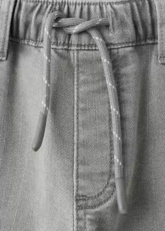 Bequeme Jeans mit Kordelzug