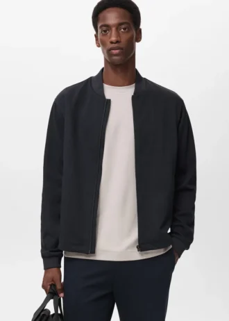 Bequemer Stretch-Hoodie mit Reißverschluss