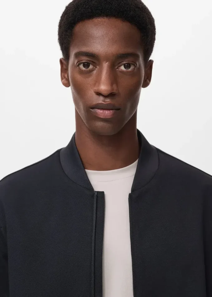 Bequemer Stretch-Hoodie mit Reißverschluss